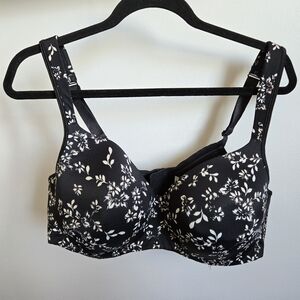 Penningstons Floral Underwire T-Shirt Bra Size 44DD